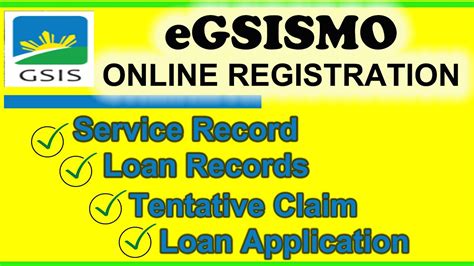 eGSISMO Online Registration Tutorial Updates .
